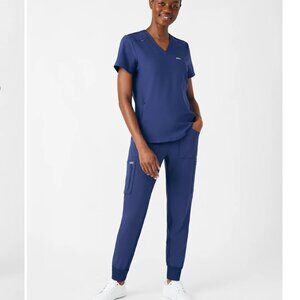 Boutique Landau Forward and Cherokee Allura navy scrub pants, medium